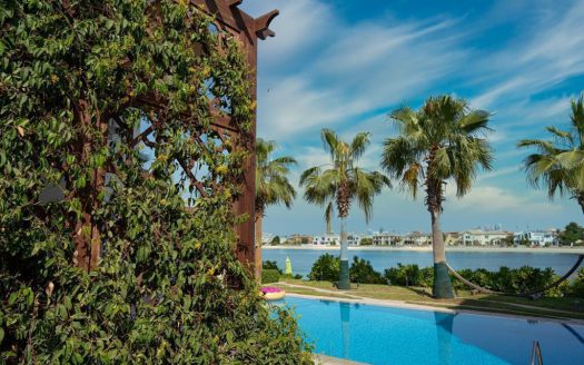 Elegant 5-Bedroom Villa with Private Beach, Pool, and Stunning Burj Al Arab Views