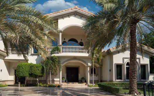 Elegant 5-Bedroom Villa with Private Beach, Pool, and Stunning Burj Al Arab Views