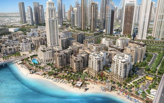 Stunning 2-Bedroom Apartment with Private Garden & Direct Beach Access in Creek Beach Orchid, Dubai Creek Harbour